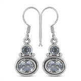 Crystal Silver Earrings