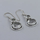 Crystal Silver Earrings