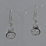 Crystal Silver Earrings