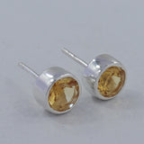 Mystic Quartz Studs Silver Earring