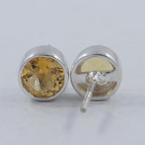 Mystic Quartz Studs Silver Earring