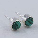 Ethiopian Opal Studs Silver Earrings