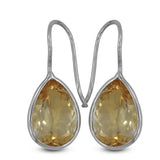 Citrine Silver Earrings