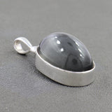 Gray Moonstone 925 Sterling Silver Pendant