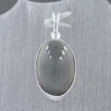 Gray Moonstone 925 Sterling Silver Pendant