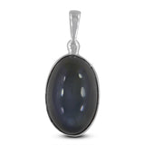 Gray Moonstone 925 Sterling Silver Pendant