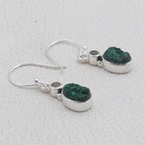 925 Starling Silver Pyrite Druzy Earring