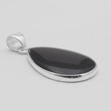 925 Sterling Silver Black Onyx Pendants