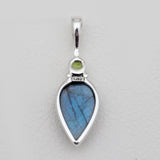 925 Sterling Silver Labradorite Pendants