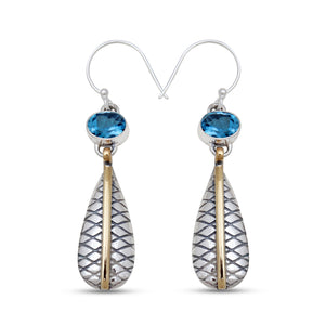 925 Sterling Silver Citrine Earrings