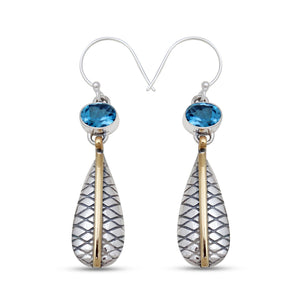 925 Sterling Silver Citrine Earrings