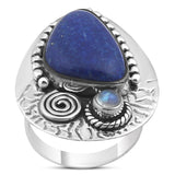 Beautiful Lapis Lazuli Jewelry 925 Sterling Silver