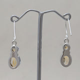 925 Starling Silver Citrine Earring