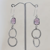 925 Starling Silver Crystal Earring