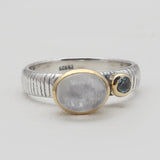 Larimar Silver Ring