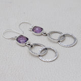 925 Starling Silver Crystal Earring