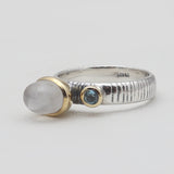 Larimar Silver Ring