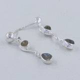 Larimar Silver Earrings