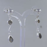 Larimar Silver Earrings