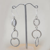 925 Starling Silver Crystal Earring