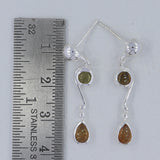 Larimar Silver Earrings