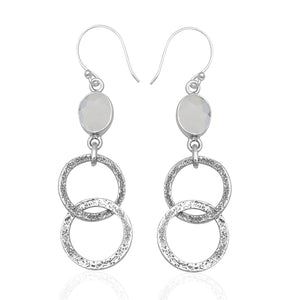 925 Sterling Silver Crystal Earrings