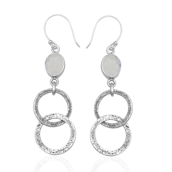 925 Sterling Silver Crystal Earrings
