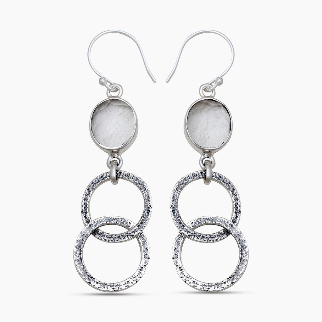 925 Sterling Silver Crystal Earrings