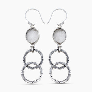 925 Sterling Silver Crystal Earrings