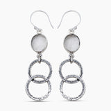 925 Sterling Silver Crystal Earrings