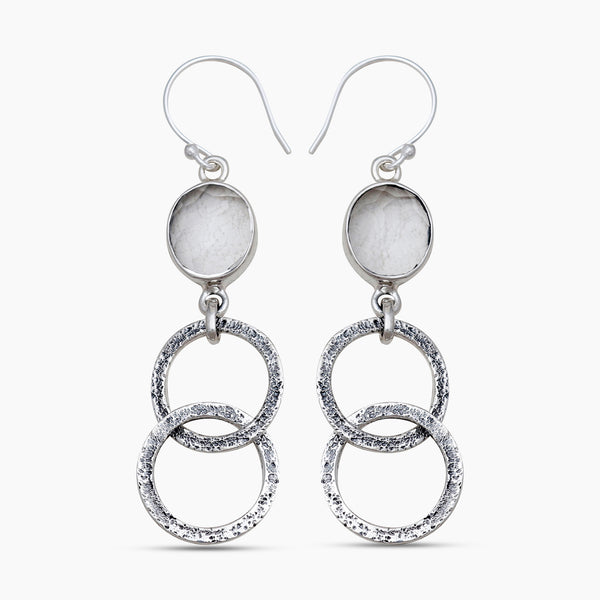 925 Sterling Silver Crystal Earrings