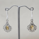 925 Starling Silver Blue Topaz Earring