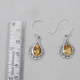 925 Starling Silver Blue Topaz Earring