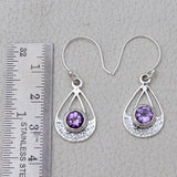 925 Starling Silver Blue Topaz Earring