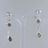 Larimar Silver Earrings