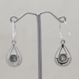 925 Starling Silver Blue Topaz Earring