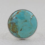 Turquoise Spiny Oyster Silver Ring