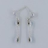 Larimar Silver Earrings