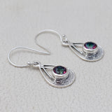 925 Starling Silver Blue Topaz Earring