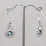 925 Starling Silver Blue Topaz Earring