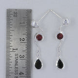 Larimar Silver Earrings