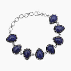 925 Sterling Silver Lapis Lazuli Bracelets