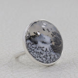 Turquoise Spiny Oyster Silver Ring