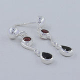 Larimar Silver Earrings