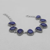 925 Sterling Silver Lapis Lazuli Bracelets