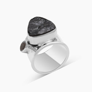 925 Sterling Silver Shungite Rings