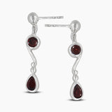 Larimar Silver Earrings