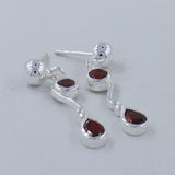 Larimar Silver Earrings