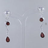 Larimar Silver Earrings