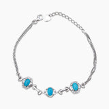 Mexican Turquoise Silver Bracelets